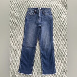 Women's Mid-Rise Blue Denim Jeans
